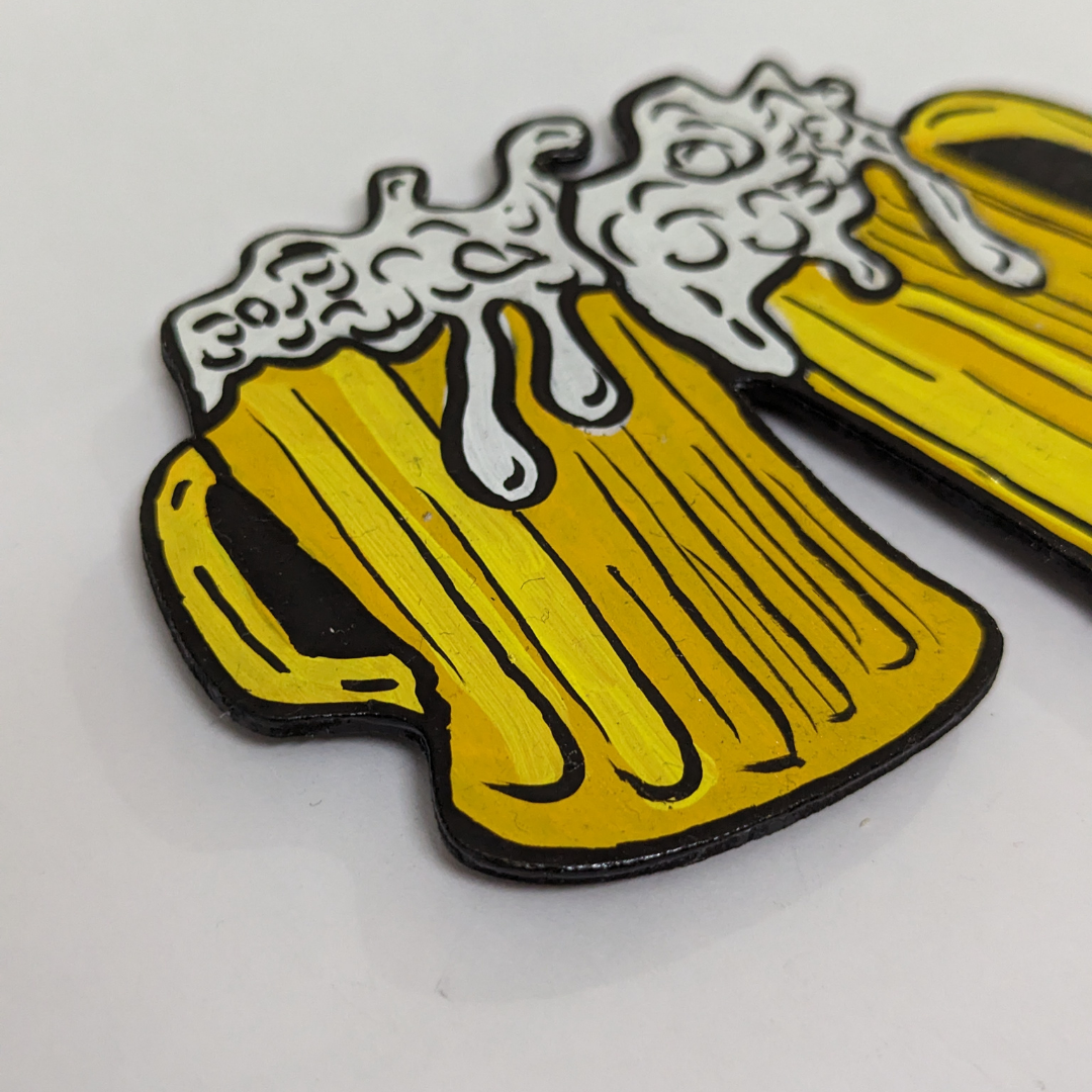 Beer Mugs Magnet