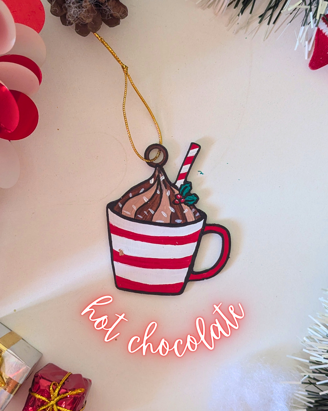 Christmas Ornaments - Painted Design