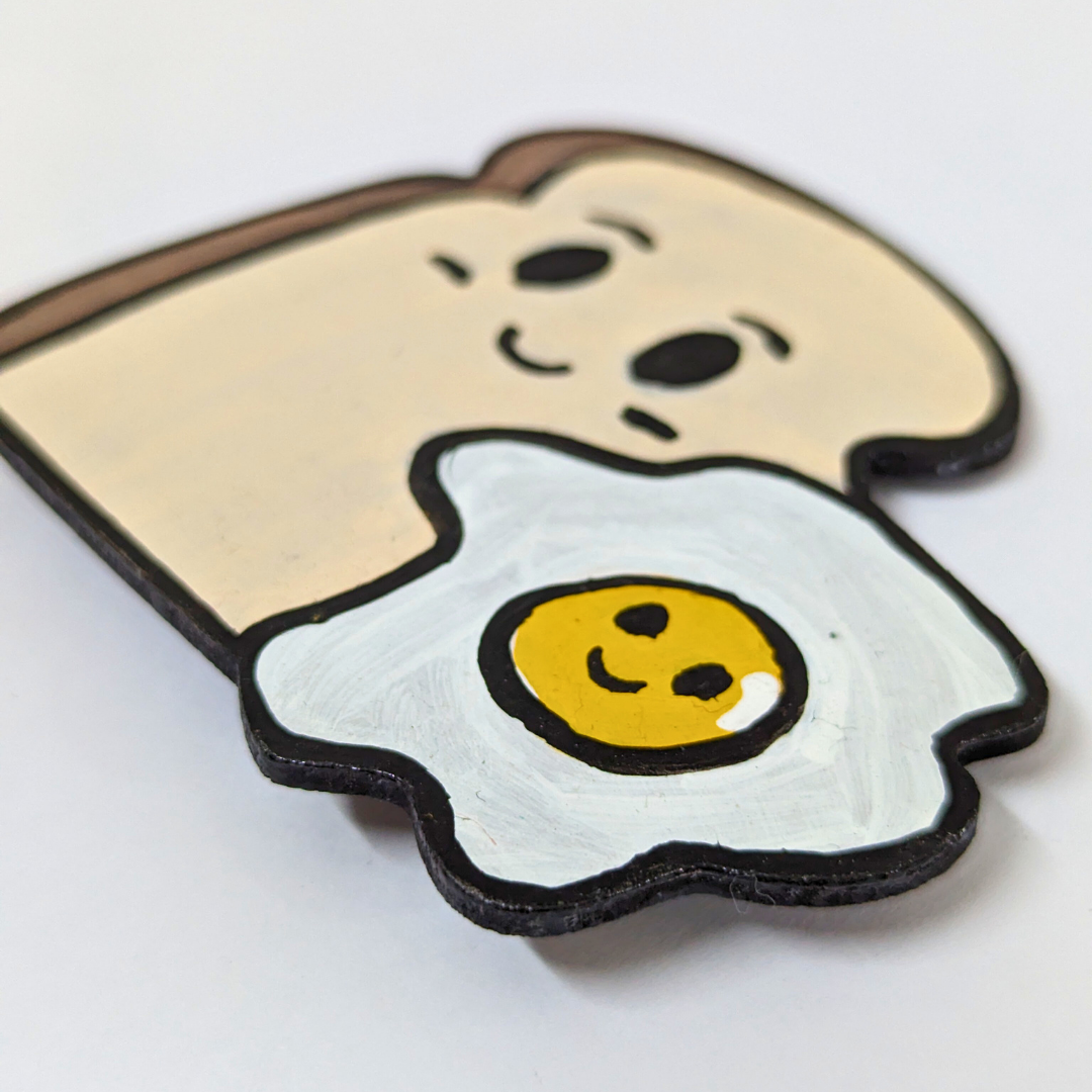 Bread and Omelette Magnet