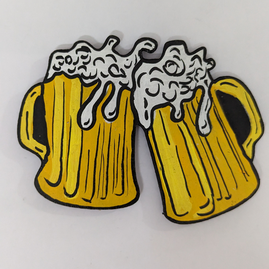 Beer Mugs Magnet