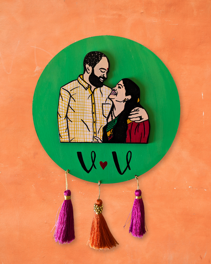 Personalised Caricature Wall Art - Couple
