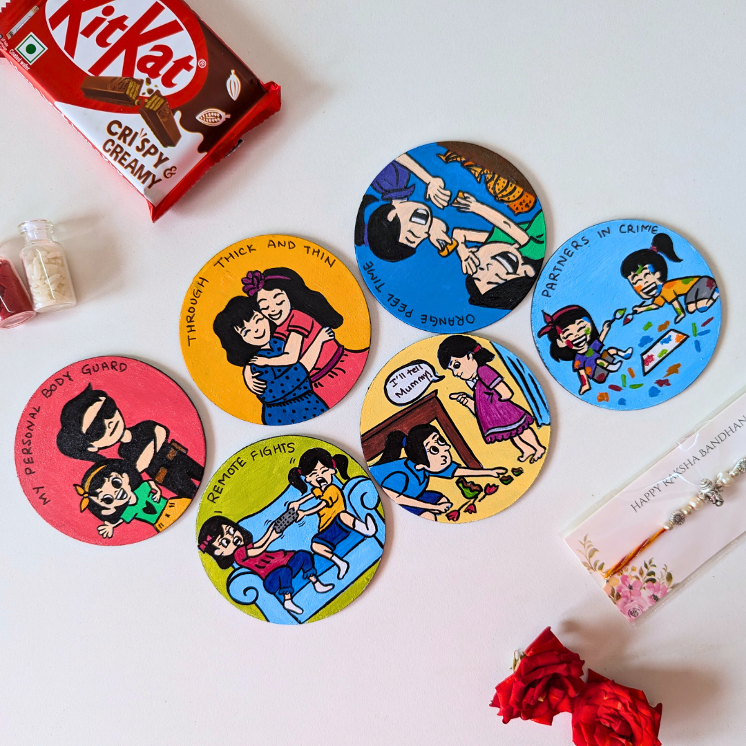 Top view of Rakhi Gift Hamper