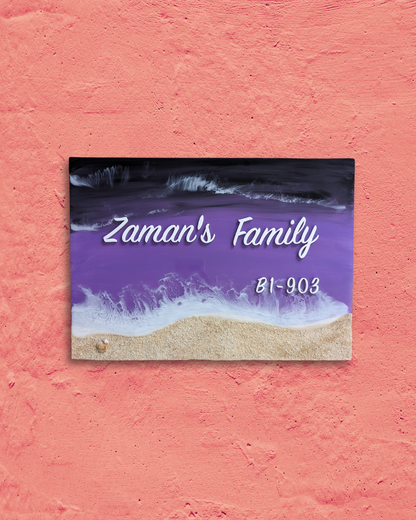 Ocean House Name Plate