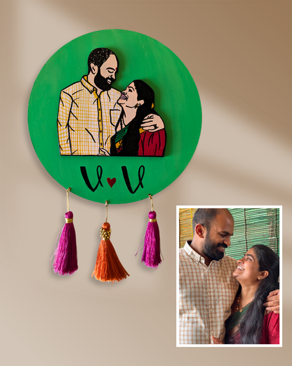Personalised Caricature Wall Art - Couple