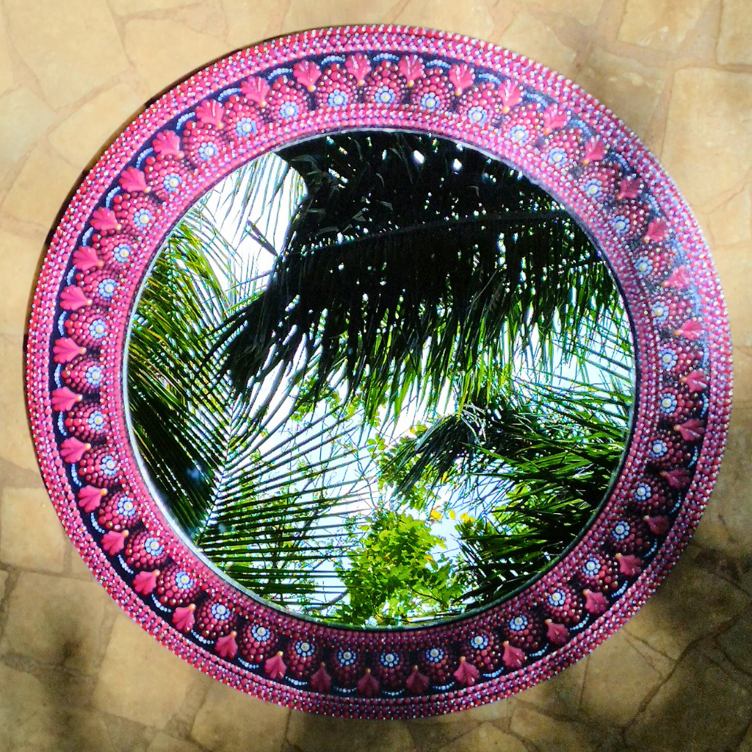 Big Mirror Mandala Wall Art