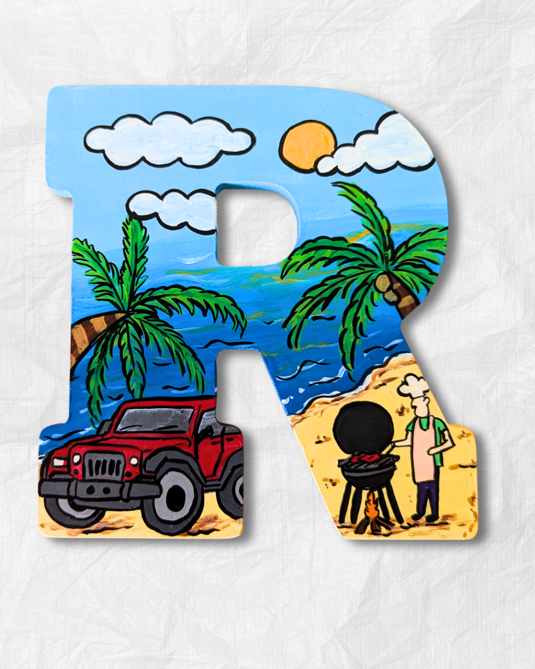 Hand Painted Monograms