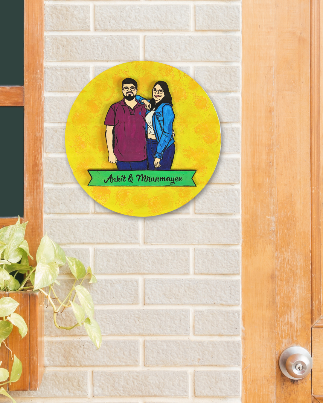 Caricature House Name Plate