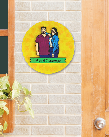 Caricature House Name Plate