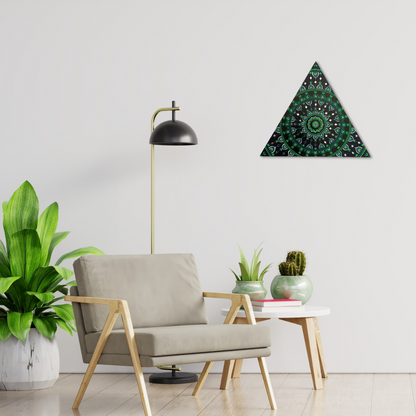 Triangle Mandala Wall Art