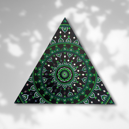 Triangle Mandala Wall Art