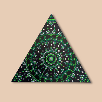 Triangle Mandala Wall Art