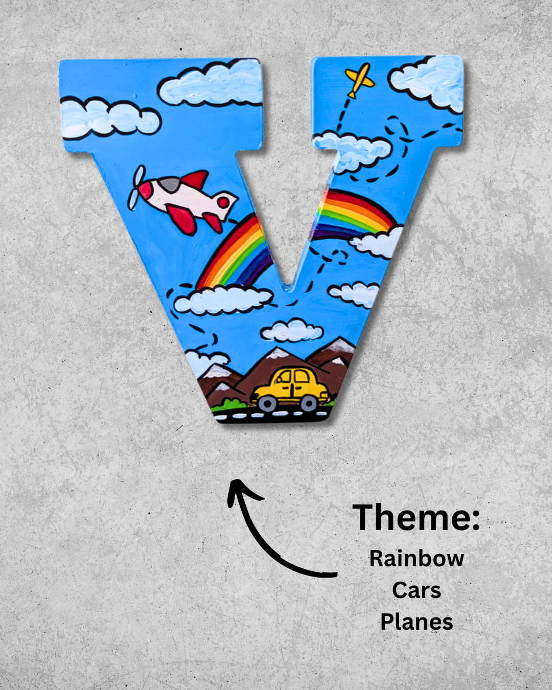 Hand Painted Monograms