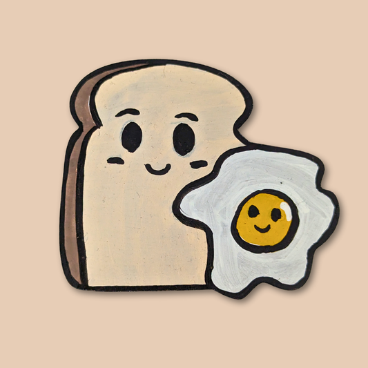Bread and Omelette Magnet