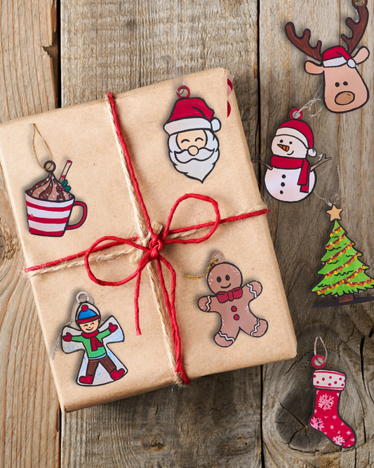 Christmas Ornaments - Painted Design